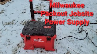 Milwaukee Packout Jobsite Power Supply [upl. by Ditter754]