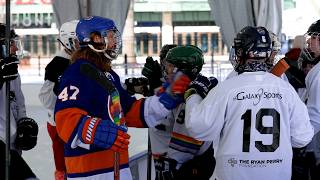 The Islanders Host Pond Hockey Tournament at The Park with the New York City Gay Hockey Association [upl. by Eusassilem]