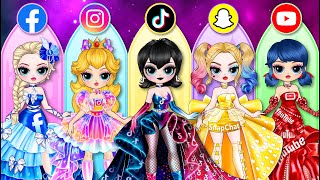 Whats the BEST Prom Dress Social Media Trend for Elsa Ladybug amp Harley Quinn [upl. by Mariam]