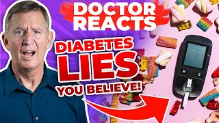 What are the LIES about DIABETES YOU BELIEVE  Doctor Reacts [upl. by Leicam]