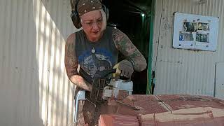 How It Was Made MAJ Bench Carved by Chainsaw Artist Griffon Ramsey  GeorgiaPacific [upl. by Gwenn]