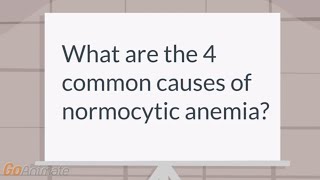 Normocytic anemia [upl. by Yelda]