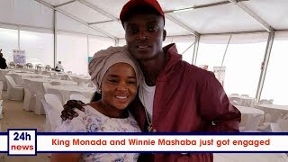 King Monada and Winnie Mashaba just got engaged [upl. by Ilona]