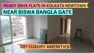 Ready 3Bhk Flats In Kolkata 📞 8100293325  Near Biswa Bangla Gate  Newtown 3 Bhk Flat Price [upl. by Lebam]