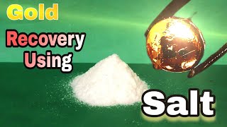 Gold Recovery Using Salt  Recover Gold From Gold Plated Pins  Electrolysis Gold Recovery [upl. by Duke269]