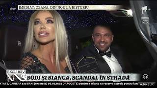 Imagini incredibile Alex Bodi şi Bianca Drăguşanu scandal în plină stradă [upl. by Elimac]