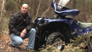 2009 Yamaha Grizzly 700 EPS Silver Tip Edition Review [upl. by Frolick]