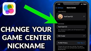 How To Change Your Game Center Nickname [upl. by Aileen]