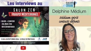 SALON ZEN DE MARTIGUES  Delphine Médium  Médium spirit amp contact défunt [upl. by Alyag]