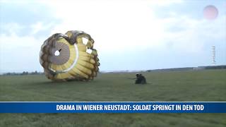 Drama in Wiener Neustadt Soldat springt in den Tod [upl. by Nomae]