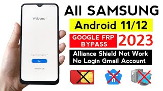 All Samsung Android 1112 frp bypass WITHOUT PC  Gmail Account frp unlock [upl. by Alidus]