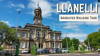 LLANELLI Carmarthenshire  4K Narrated Walking Tour  Lets Walk 2023 [upl. by Earas]