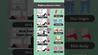 Weight Loss Exercise at Home 🏠 weightloss exercise workout loseweight home fitness yoga [upl. by Lemhaj]