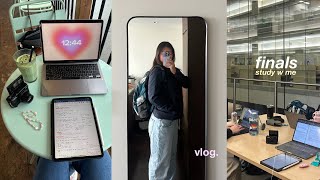 STUDY VLOG  med school finals week — year 2 🎧⚕️ [upl. by Raknahs]