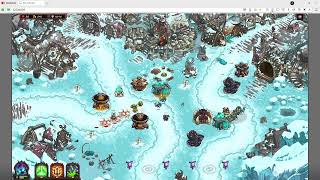 Kingdom Rush Vengeance Northerners Village Campaign Casual [upl. by Omolhs460]