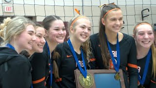 Pine RiverBackus Volleyball Wins 2nd Consecutive Section Title with Win Over Nevis  Lakeland News [upl. by Atnod225]