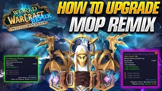 How To Gear Up In MoP Remix  What To Prioritize amp Quality Of Gear [upl. by Drawyeh20]