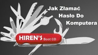 Jak złamać hasło do każdego Windowsa Hirens Boot CD [upl. by Courtney]