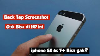 Back tap screenshot bisa di iPhone SE 6s gak [upl. by Aihsenod]