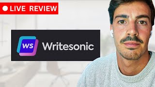 Writesonic Review and Live Walkthrough [upl. by Lyrehs]