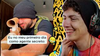 REAGINDO SHORTS do DIOGO MATHEUS MEMES😮 memesbr kleberiano [upl. by Lesley402]