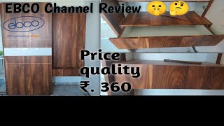 Ebco channel quality🧐 VS godrej  telescopic channel  hettich review ₹360 price viral trending [upl. by Aurelius]