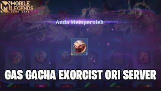 GAS GACHA SKIN EXORCISTS HAYABUSA amp GRANGER 2024  MOBILE LEGENDS [upl. by Augustina]