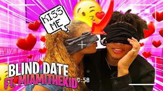 I SET MIAMITHEKID ON A BLIND DATE WITH AN INSTAGRAM MODEL 😍 HE LIKES HER [upl. by Vita]