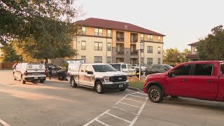 Resident of NW Houston apartment complex tried to save shooting victims life [upl. by Irrek]