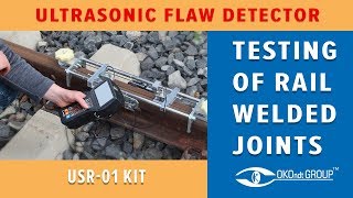 Demonstration of rail weld testing with the USR01 kit Cleveland Ohio [upl. by Avner]