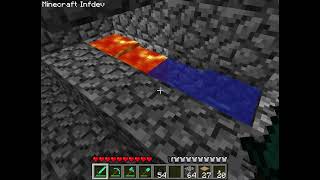 Infinite lava in Minecraft Infdev [upl. by Efren]