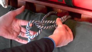 How to tie a Bowline Knot the quick and easy way [upl. by Reichert]