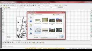 progeCAD How to insert raster image into dwg [upl. by Maximilien]