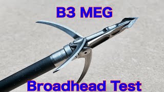 B3 EXOSKELETAL MEG Broadhead Test [upl. by Tempest778]