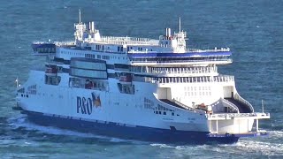 PampO Ferries  PampO Liberté leaving Dover [upl. by Culberson]