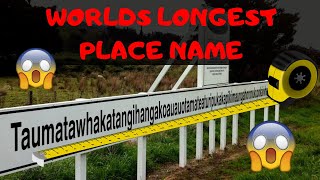 The Worlds LONGEST Place Name Maori Word from New Zealand [upl. by Lilith]