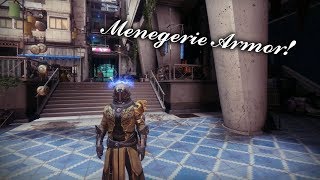 DESTINY 2 Opulent Scholar Legendary Warlock Armor Set Showcase 8  Menagerie Armor Showcase [upl. by Chaim528]