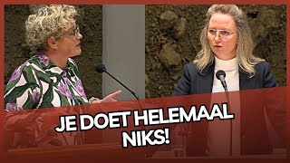 Fleur Agema CLASHT met valse D66er Paulusma Je doet helemaal NIKS [upl. by Eerol407]