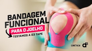 BANDAGEM FUNCIONAL para o Joelho  Testamos a D3 Tape [upl. by Rutledge937]