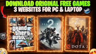 3 WEBSITES TO DOWNLOAD FREE PC GAMES  HOW TO DOWNLOAD GAMES IN LAPTOP  PC GAMES FREE DOWNLOAD 2024 [upl. by Olinde]