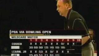 2003 PBA VIA Bowling Open Wildcard Match Bob Learn Jr vs Jason Couch [upl. by Figge]