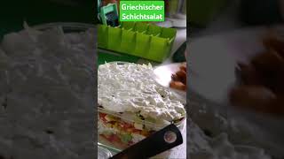 Nicer Dicer Chef griechischer Schichtsalat schichtsalat nicerdicerchef rezept [upl. by Iralam]