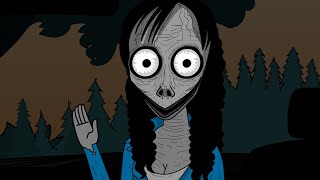 2 TRUE HITCHHIKING HORROR STORIES ANIMATED hindi horrorcity [upl. by Laenej]