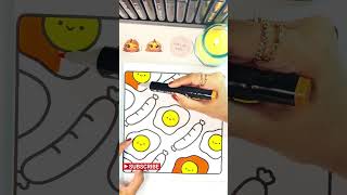 ASMR Sketchbook Coloring for Relaxation  Chill amp Fill Daily [upl. by Adnorat]