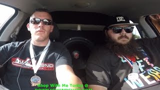 MASSIVE 21quot SUBWOOFER WALLED OFF IN AUSTINS CAR [upl. by Pedersen]