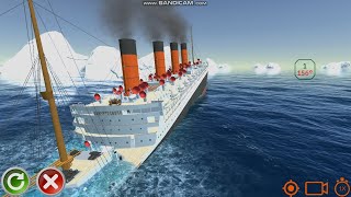 Sinking the RMS Aquitania  Ship Handling Simulator [upl. by Wardlaw]