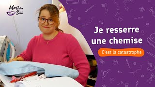 Je resserre une chemise à la taille et ça tourne mal  🫠 [upl. by Grier]