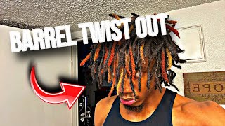 BARREL TWIST GOT MY DREADS LONGER viral trending dreads retwistlock dreadhead [upl. by Leo561]