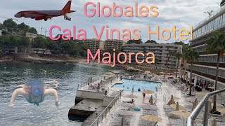 Globales Cala Vinas Hotel Majorca  Hotel and Room Tour [upl. by Ladd]