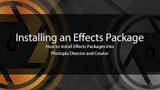 Installing an Effects Package [upl. by Etnovahs]